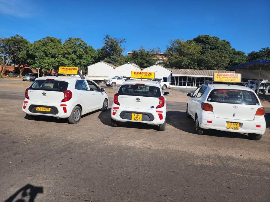 Gracious Driving School car used for practical driving lessons