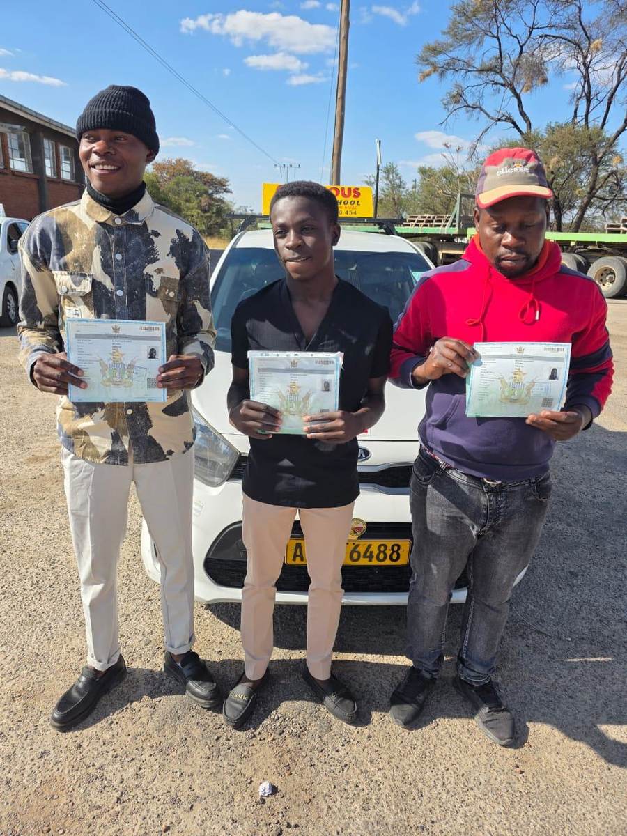 Three fresh licences outside our office