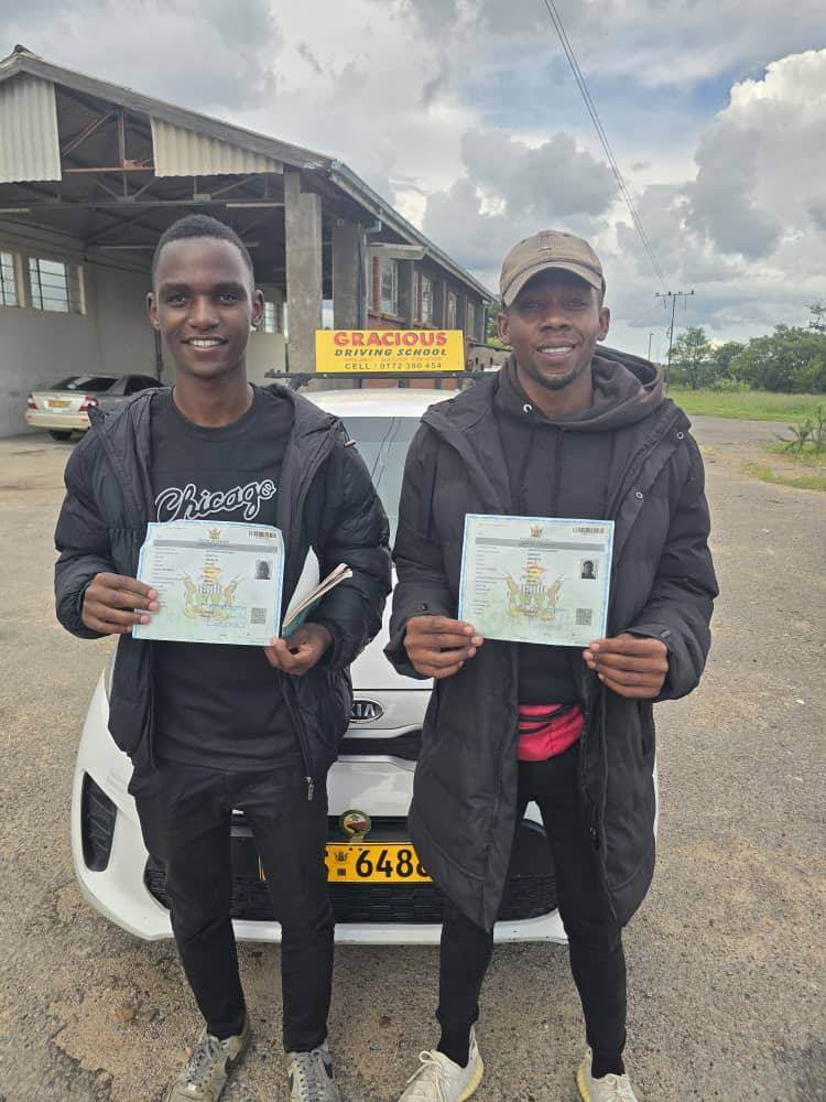 Two more drivers, licences in hand